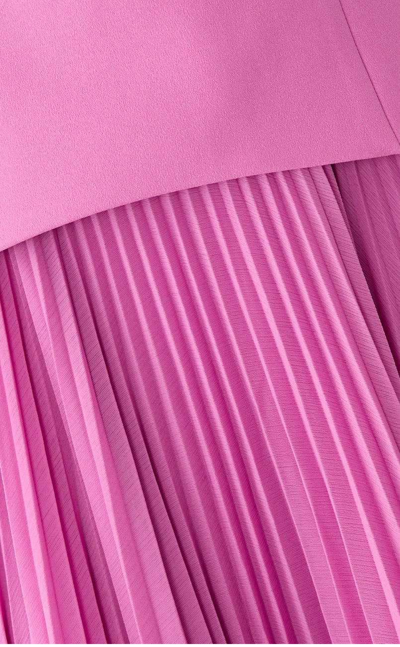 The Britt Maxi Dress in Berry Pink- Solace London image 3
