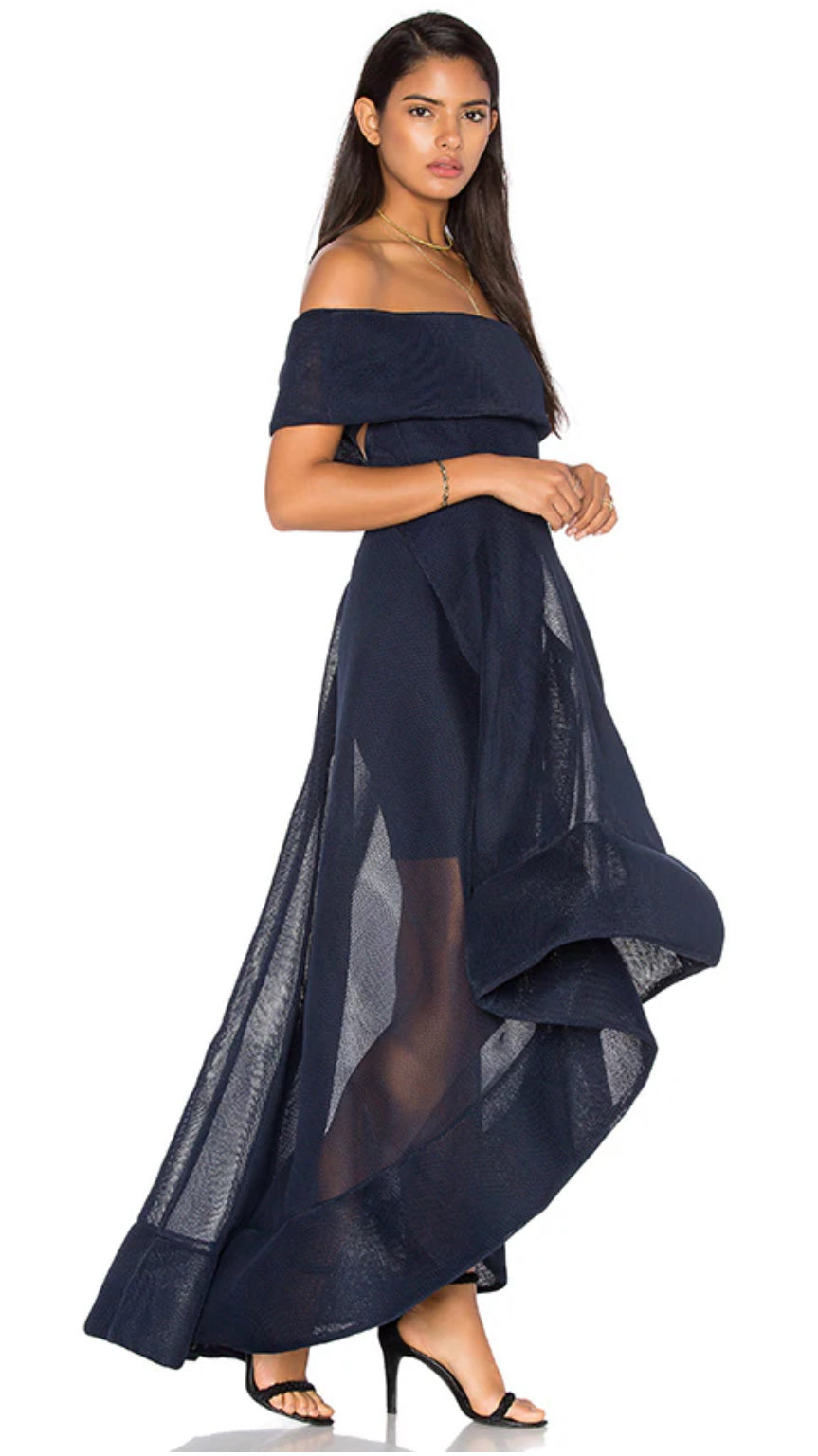 BRONX & BANCO TULIP DRESS NAVY image 0