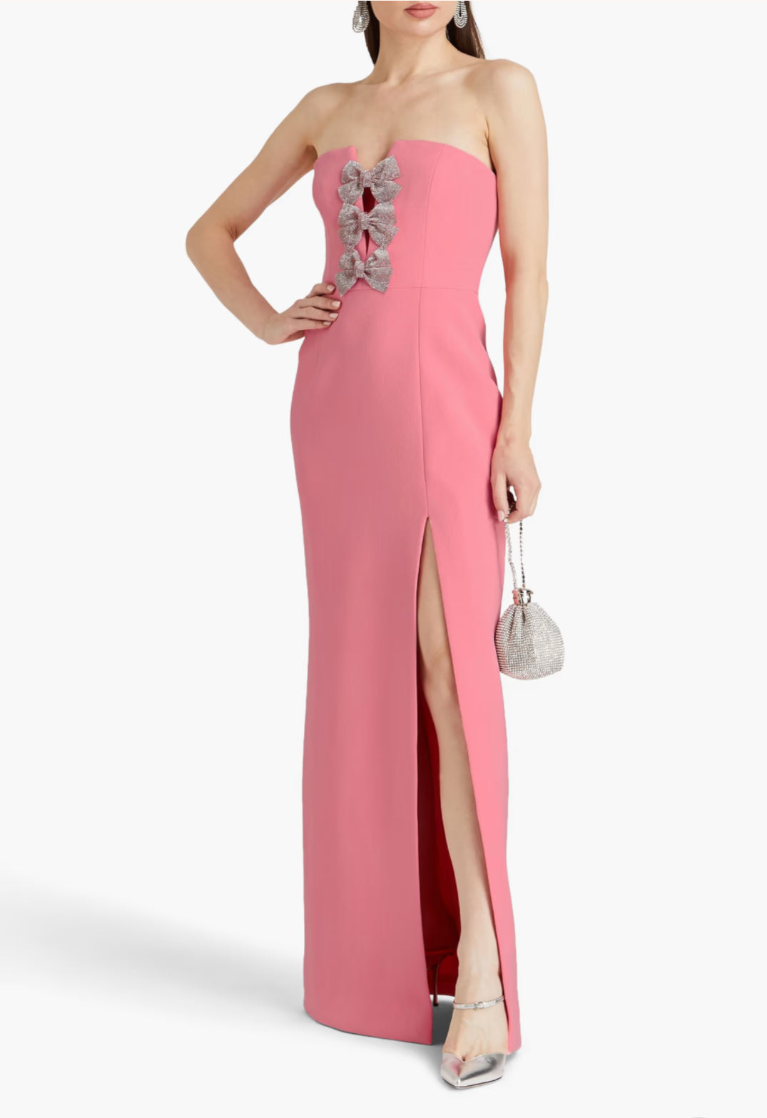 Brittany Bow- Rebecca Vallance- Maxi Slit Dress Hire Northern Ireland image 1