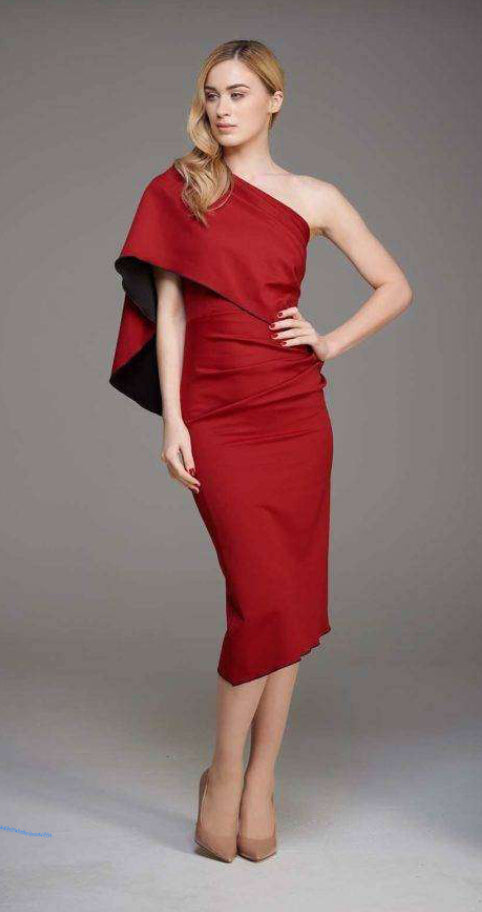 Kevan Jon cape dress  image 1