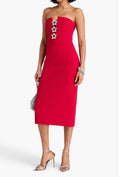 Rebecca Vallance Red Midi Dress image 0