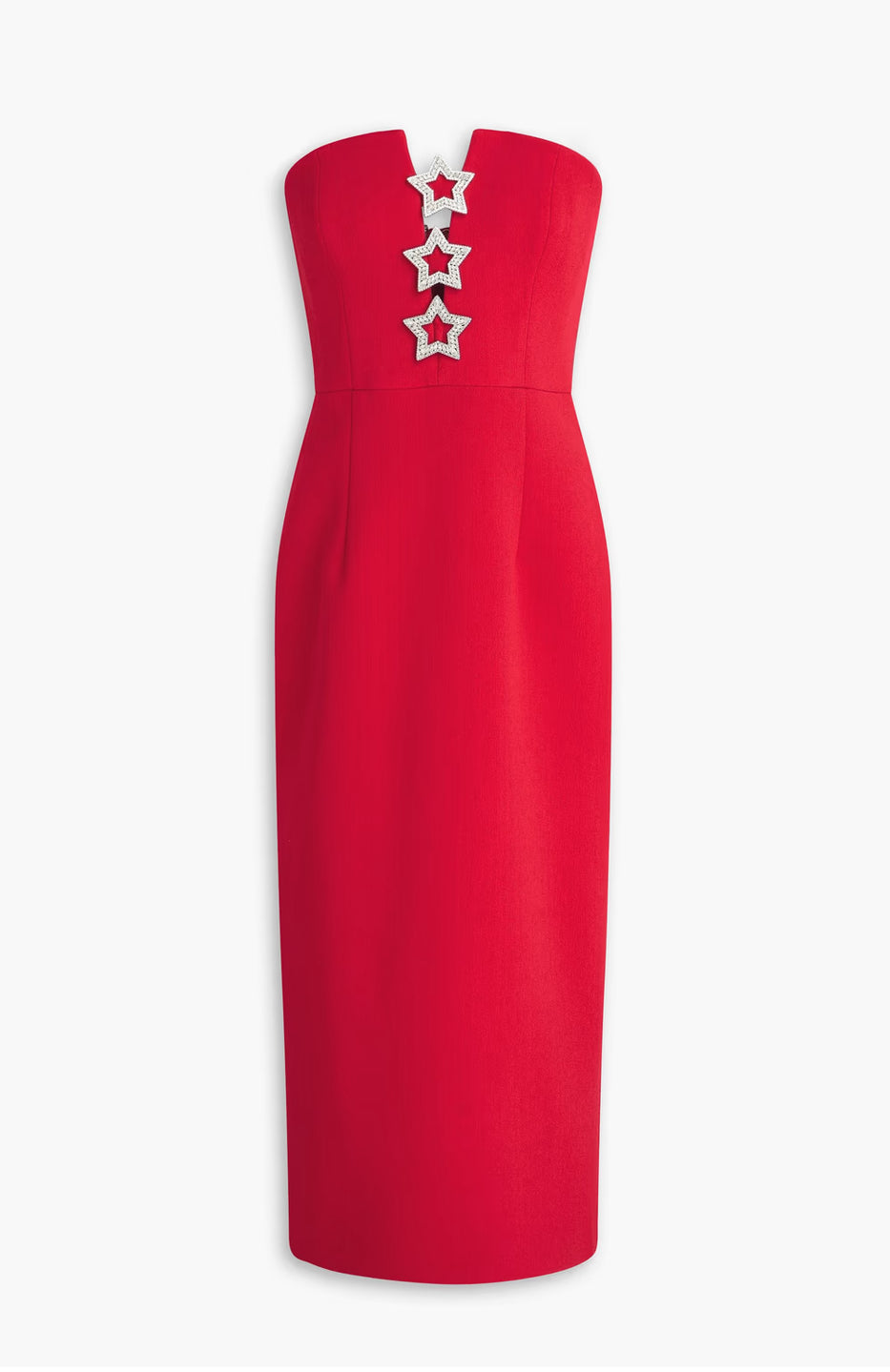 Rebecca Vallance Red Midi Dress image 1