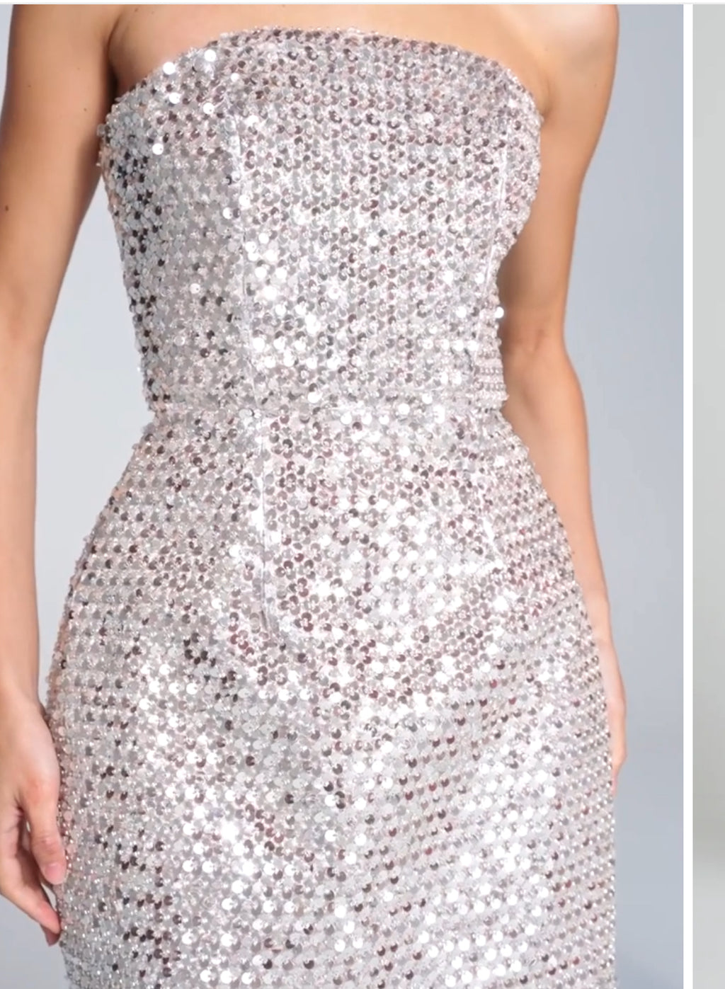 Lucia Dress- Nadine Merabi- Dress hire near me- Northern Ireland image 0