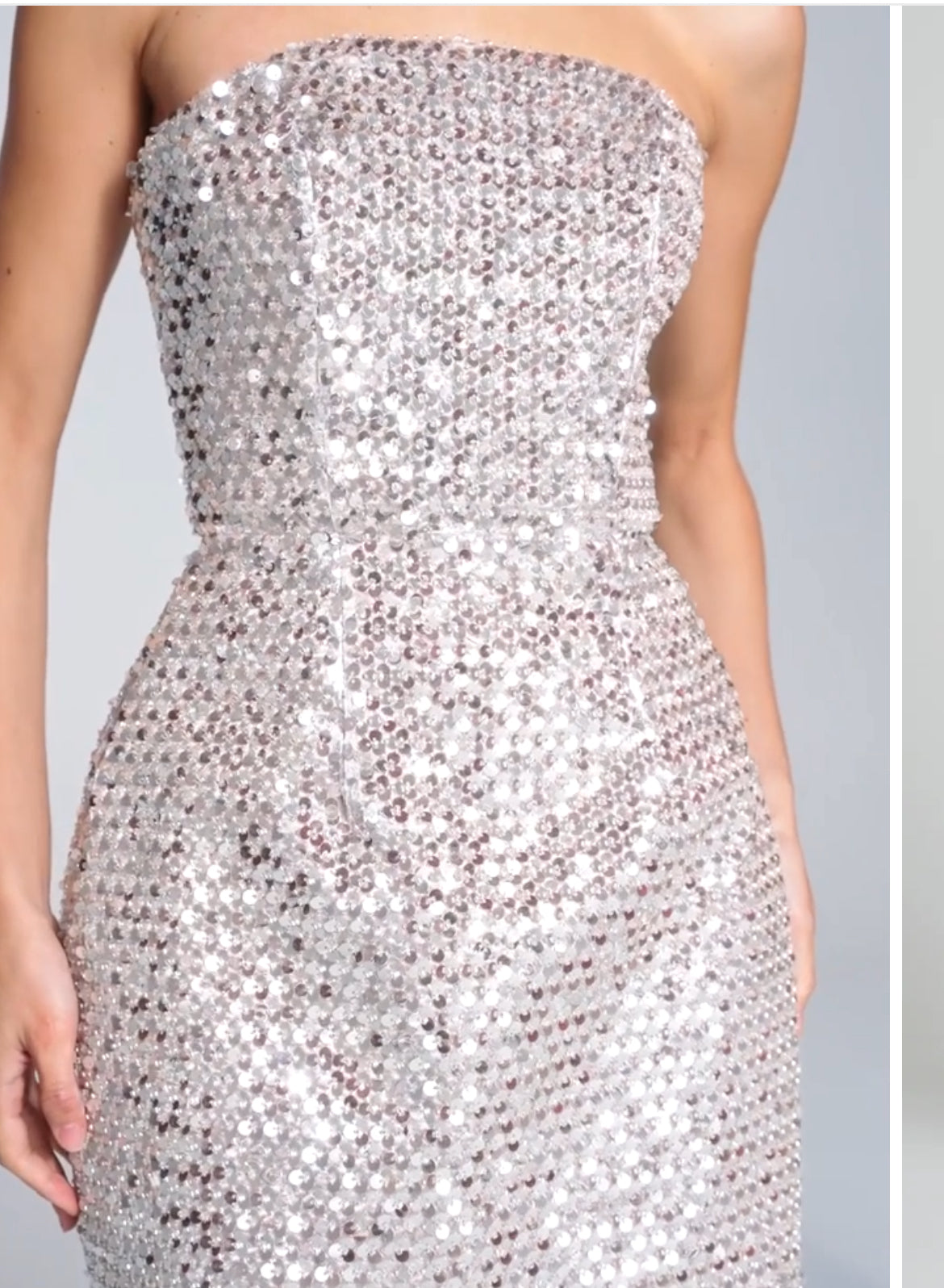 Lucia Dress- Nadine Merabi- Dress hire near me- Northern Ireland image 0