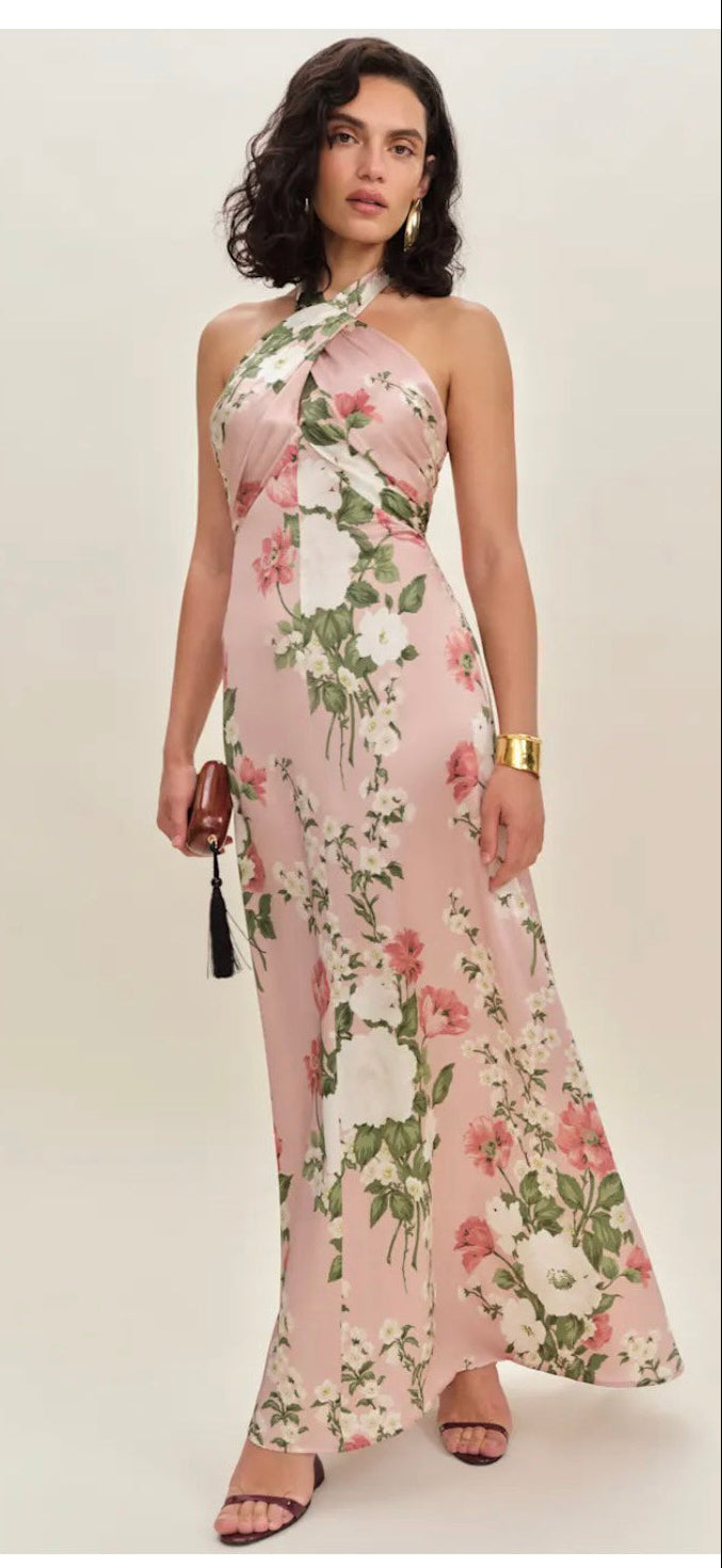 Reformation Veria Silk Dress image 0