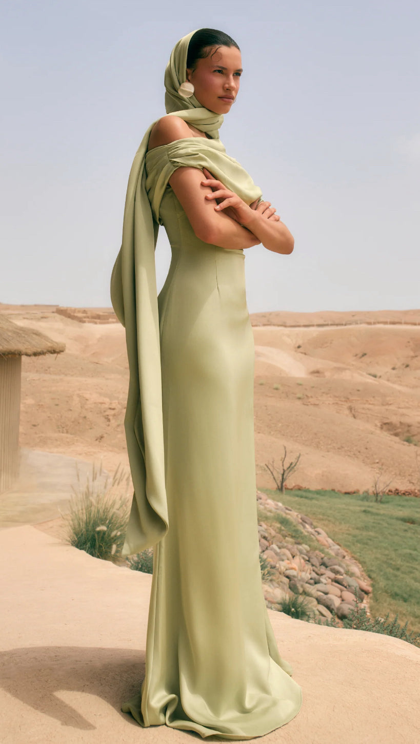 Kiris Dress- Khanums- Sage green image 1