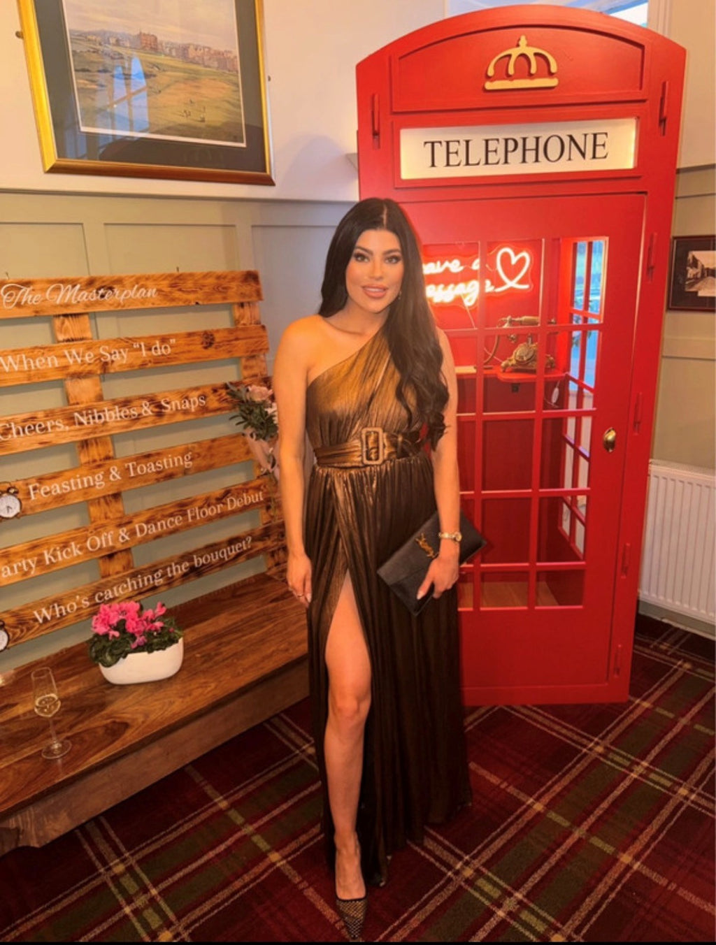 Andrea Maxi Dress-Retrofete- Bronze