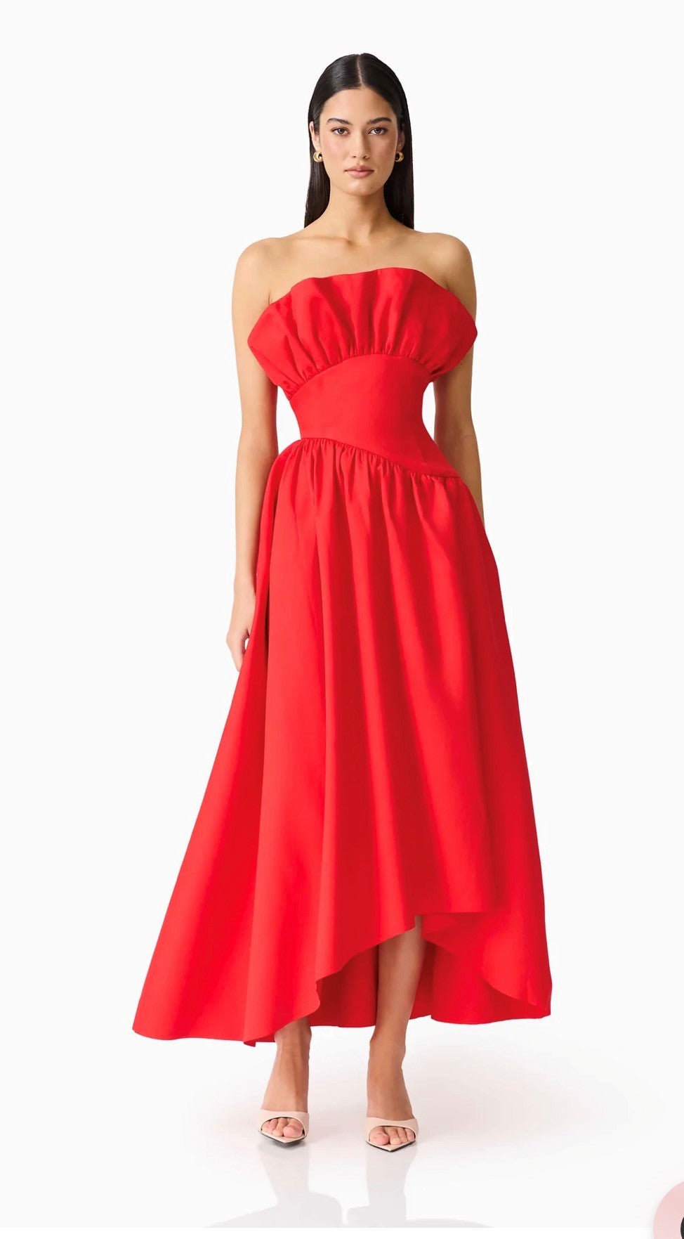 Elliatt Laurel Red Maxi Dress Hire
