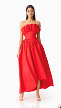 Elliatt Laurel Red Maxi Dress Hire