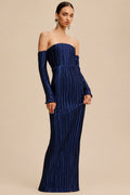 Gatsby Plissé - L'Idee Midnight blue
