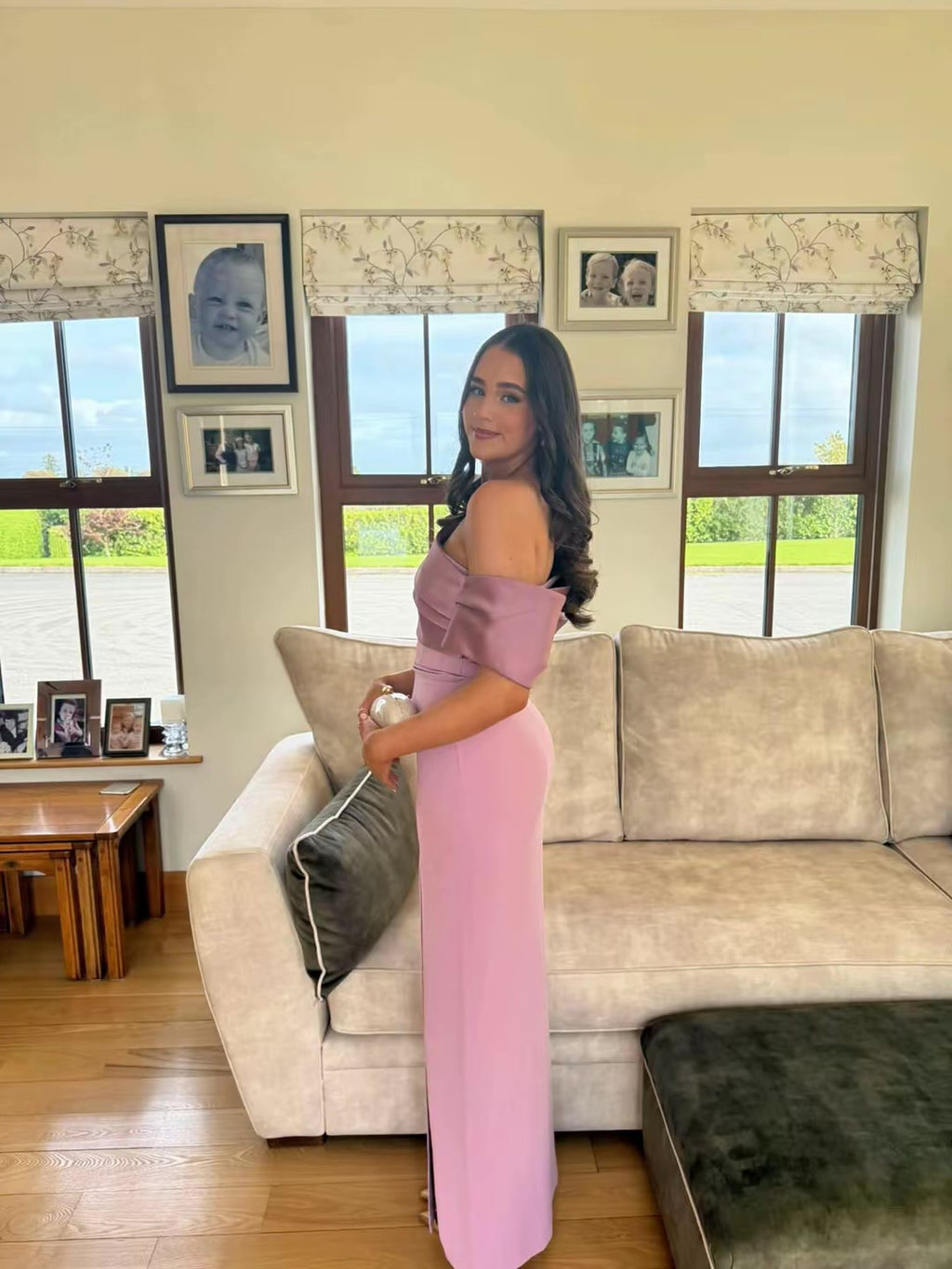 Alexis Maxi Dress in Wisteria- Solace London