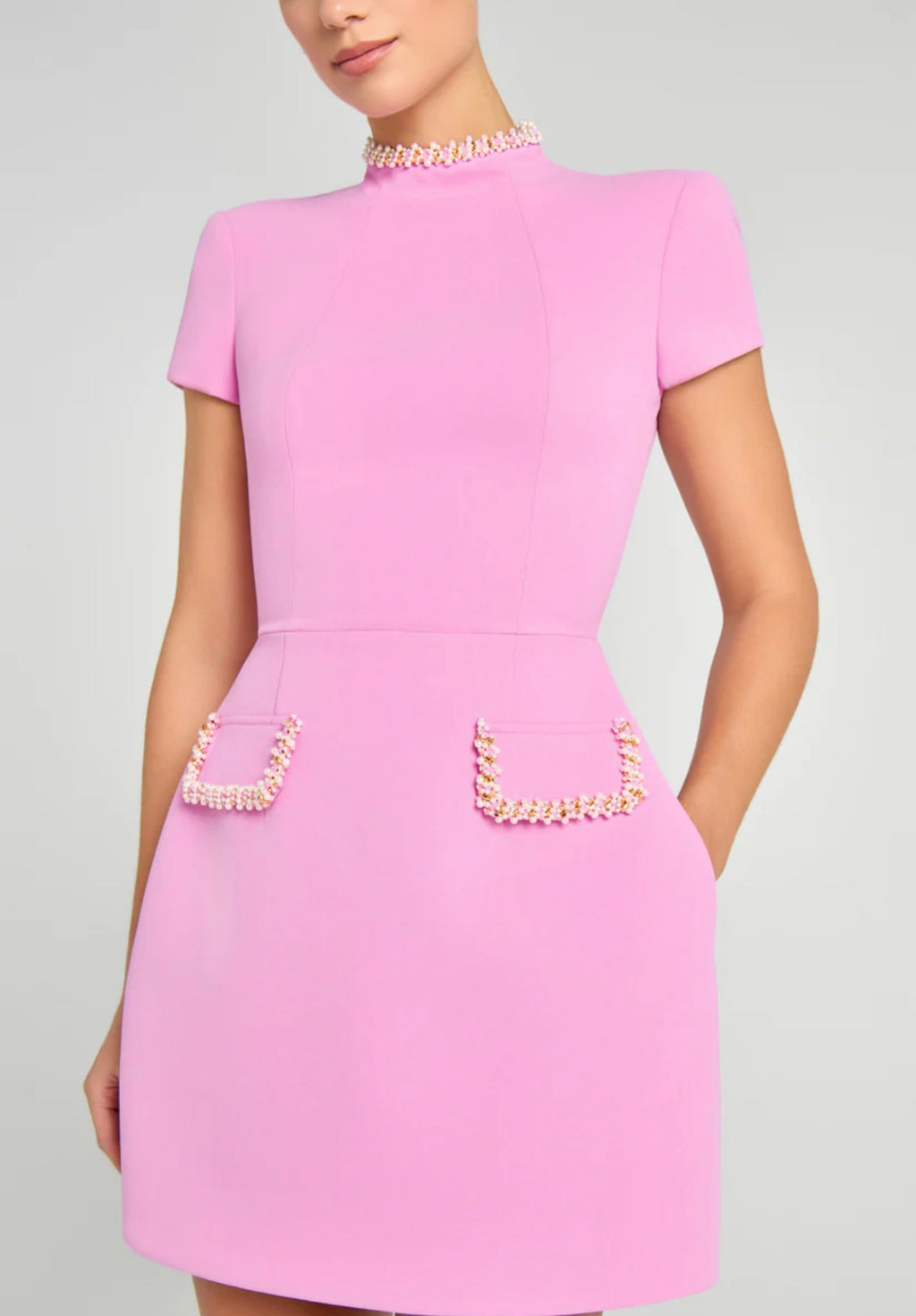 Simone-Nadine Merabi pink dress image 1