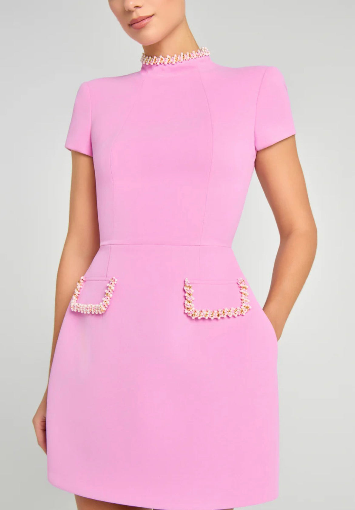 Simone-Nadine Merabi pink dress image 1