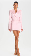 Monica Pink Blazer Dress- Nadine Merabi image 0