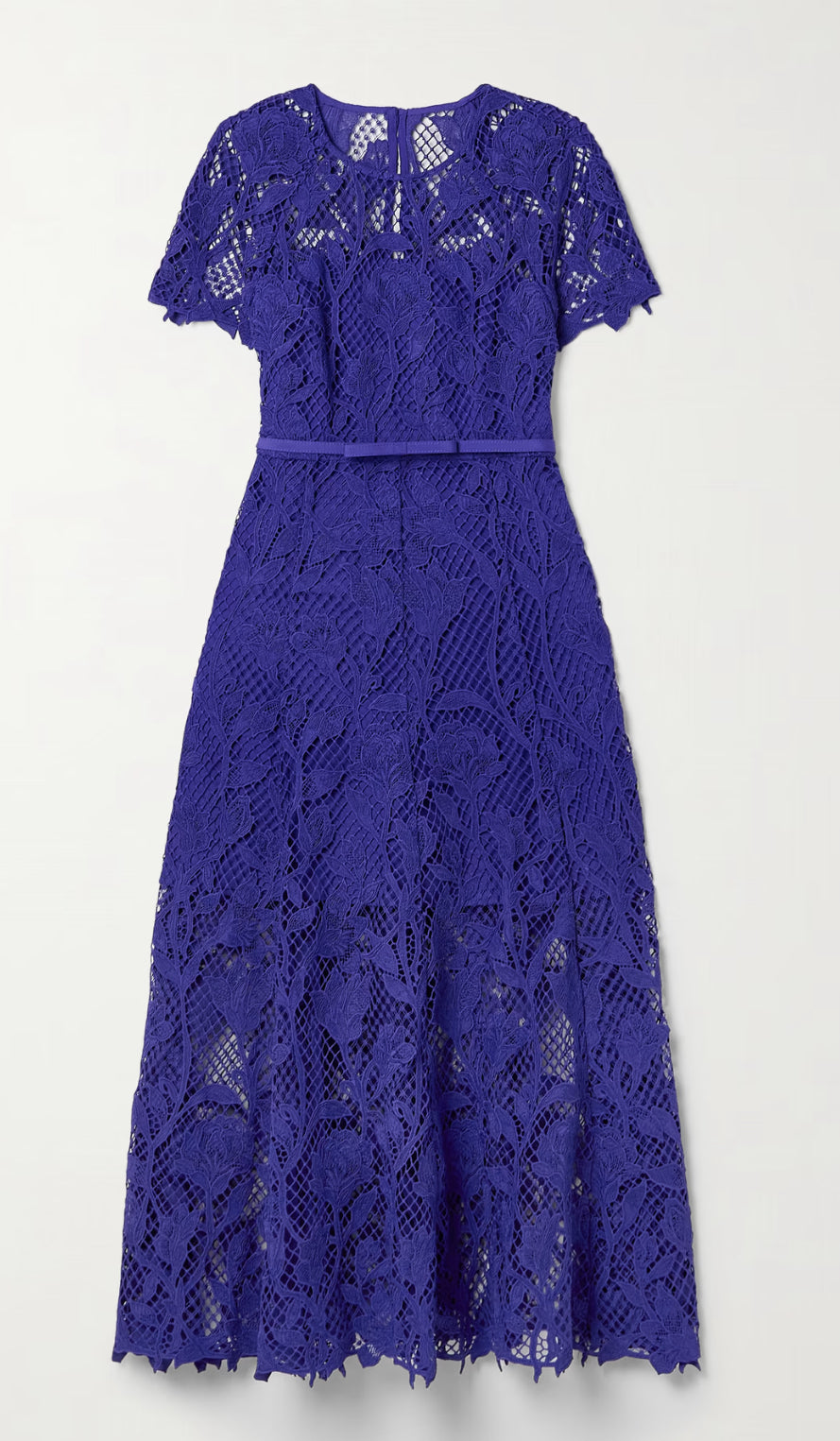 Self- Portrait Cobalt lace midi image 0