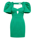 Rebecca Vallance Puff-Sleeve Crêpe Minidress image 0